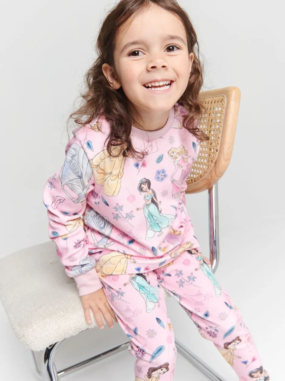 Nachtkleding En Pyjama's|Pyjama's|Brand Threads Disney Princess Fleece Pyjamas Set