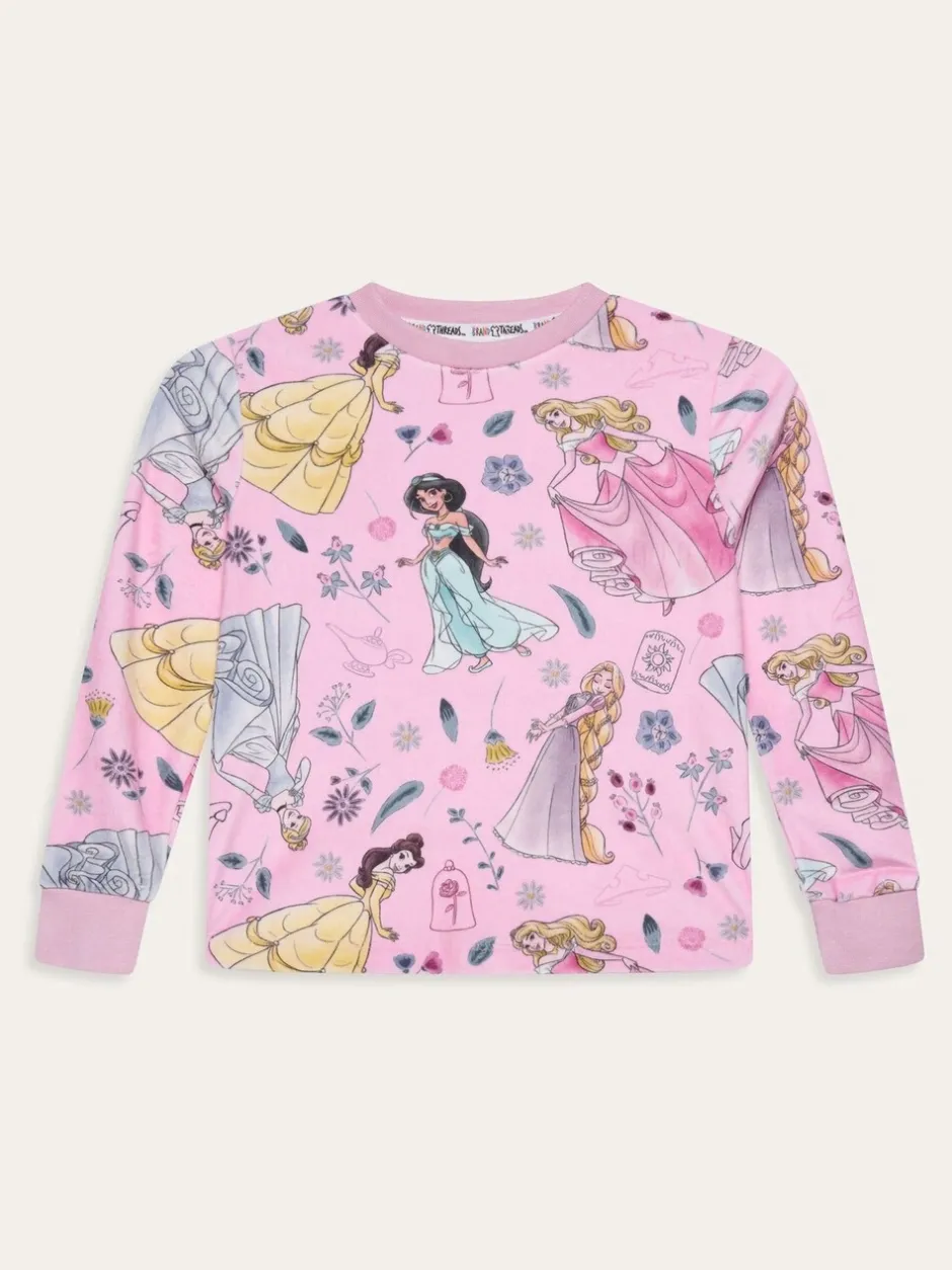 Nachtkleding En Pyjama's|Pyjama's|Brand Threads Disney Princess Fleece Pyjamas Set