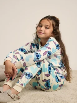 Nachtkleding En Pyjama's|Pyjama's|Brand Threads Girls Disney Stitch Divine Fleece Pyjamas Set