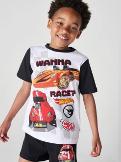 Pyjama's|Brand Threads Hot Wheels Short 100% Cotton Pyjama Set