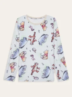 Pyjama's|Brand Threads Ladies Winnie The Pooh Fleece Pyjamas Set