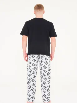 Pyjama's*Brand Threads Mens Star Wars The Mandolorian 100% Cotton Pyjamas Set