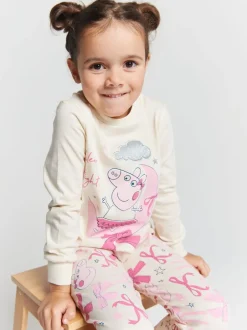 Nachtkleding En Pyjama's|Pyjama's|Brand Threads Peppa Pig Girls Pyjamas Set
