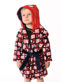 Kamerjassen|Brand Threads Spiderman kamerjas met capuchon voor jongens