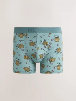 Ondergoed|Ondergoed|Next - Verpakking van 5 - Boxershorts Breakfast Character