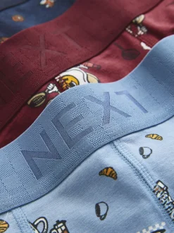 Ondergoed|Ondergoed|Next - Verpakking van 5 - Boxershorts Breakfast Character
