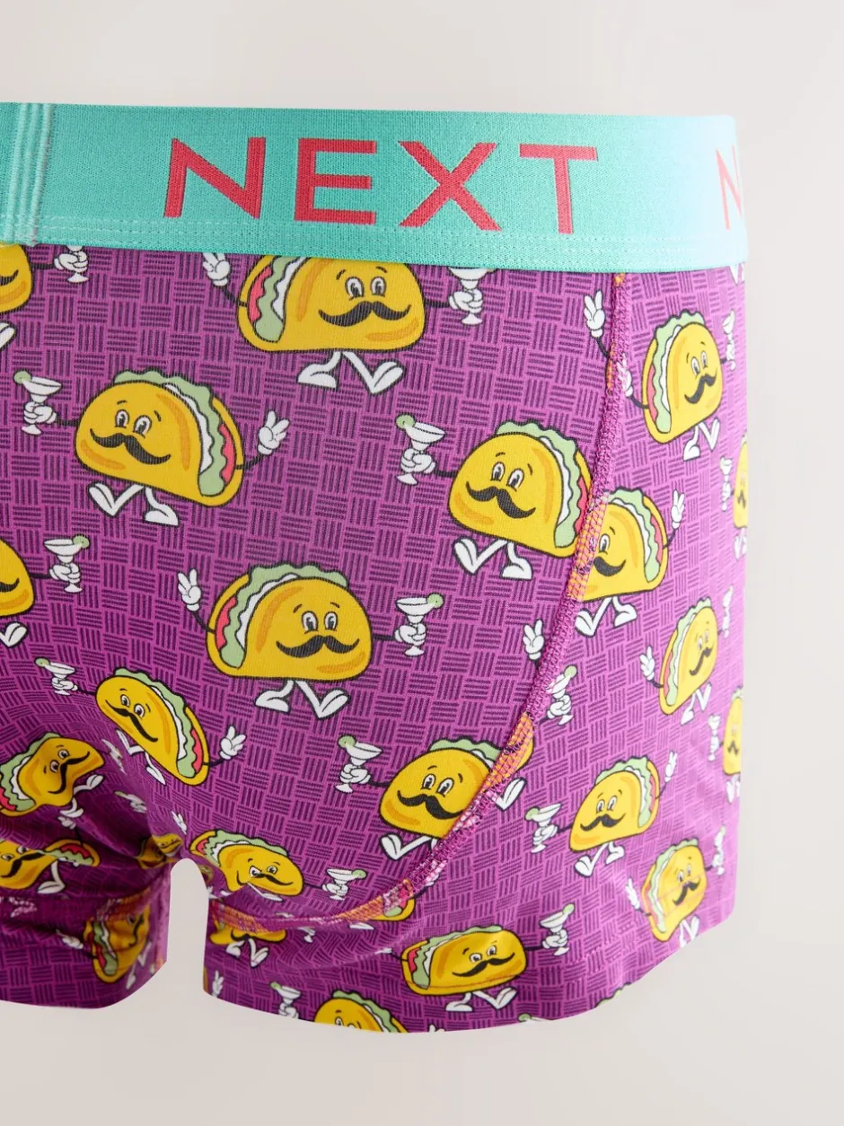 Ondergoed|Ondergoed|Next - Verpakking van 5 - 5 Hipsterboxershorts Bright Food Print