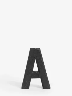 Decoraties*Next Bronx alfabetdecoratie met houteffect