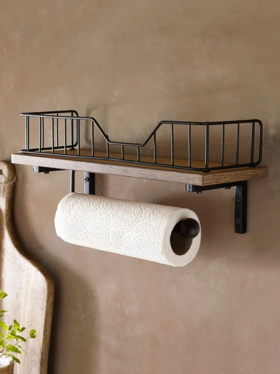 Keukenopslag|Next Bronx Shelf and Kitchen Roll Holder