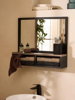Spiegels|Badkameraccessoires|Next Bronx wandplank badkamer spiegel