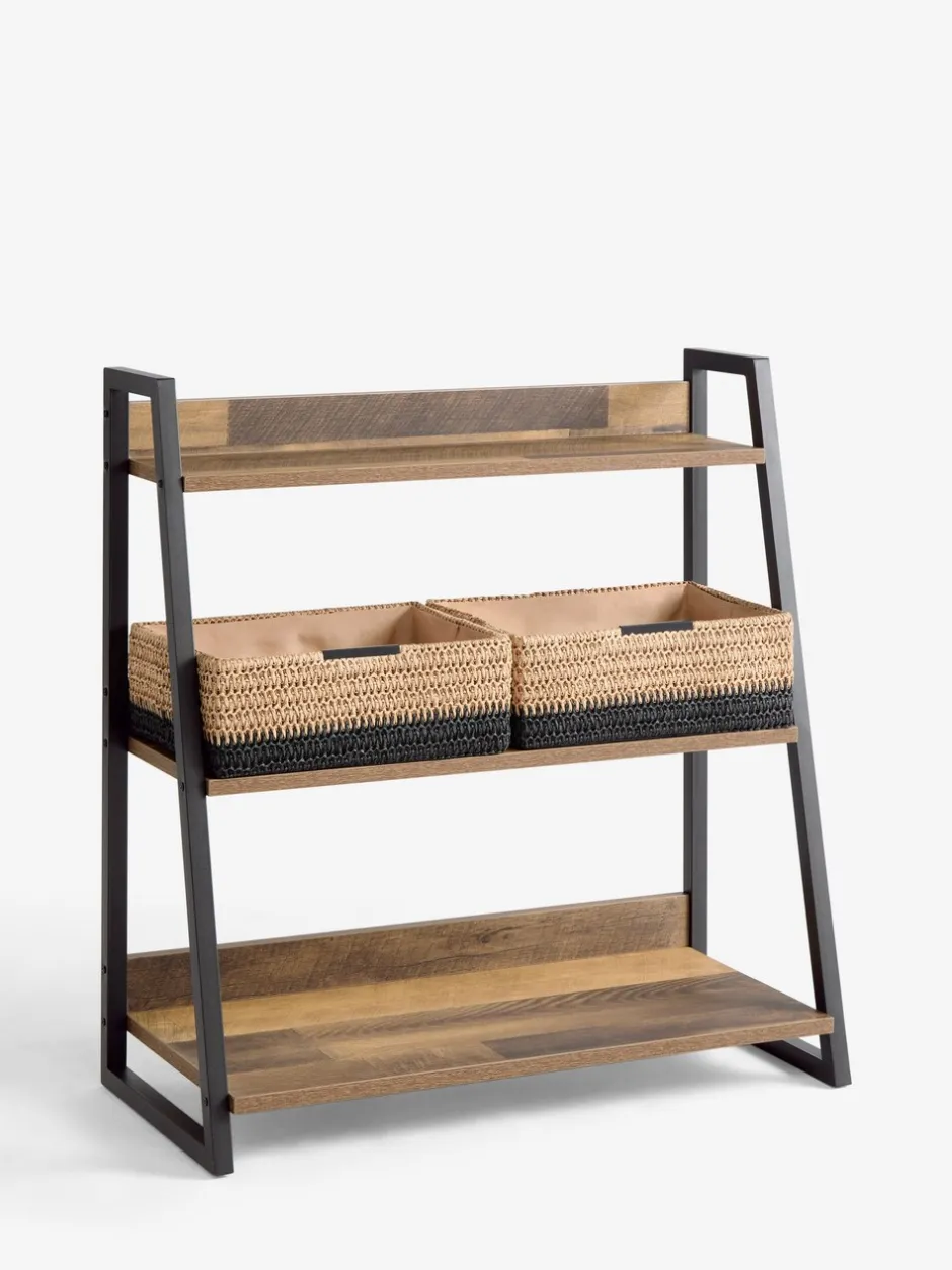 Thuiskantoor*Next Bronx Woven Basket Storage Shelf Unit