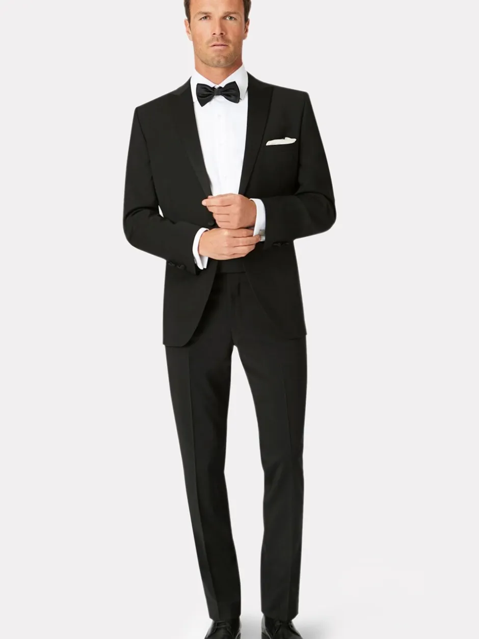 Smokings En Feestkleding|Brook Taverner Wool Blend Dinner Suit Jacket