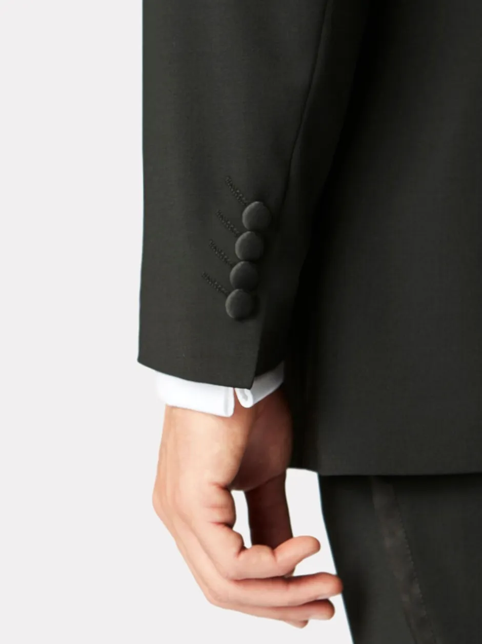 Smokings En Feestkleding|Brook Taverner Wool Blend Dinner Suit Jacket