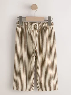 Jeans En Joggingbroeken|Next Brown & Ecru Stripe - Lightweight Joggers (3mths-7yrs)