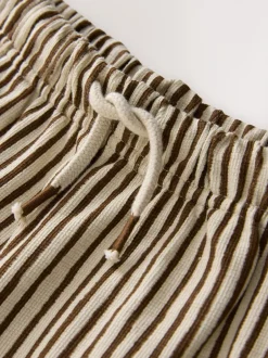 Jeans En Joggingbroeken|Next Brown & Ecru Stripe - Lightweight Joggers (3mths-7yrs)