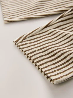 Jeans En Joggingbroeken|Next Brown & Ecru Stripe - Lightweight Joggers (3mths-7yrs)