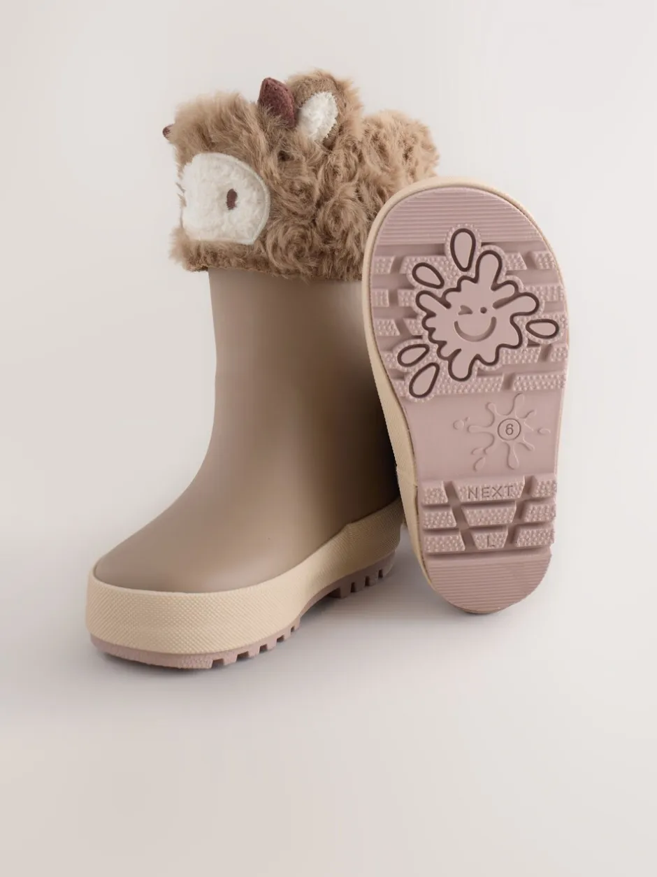 Laarzen|Next - Laarzen met gevoerde manchetten Brown Hamish Cow
