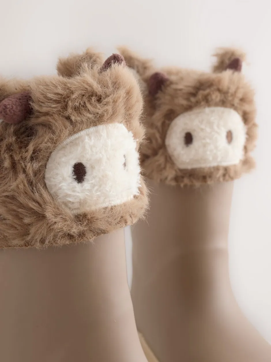 Laarzen|Next - Laarzen met gevoerde manchetten Brown Hamish Cow