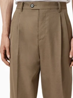 Formele Broek|All Saints - AllSaints Tallis Straight Trousers Bruin