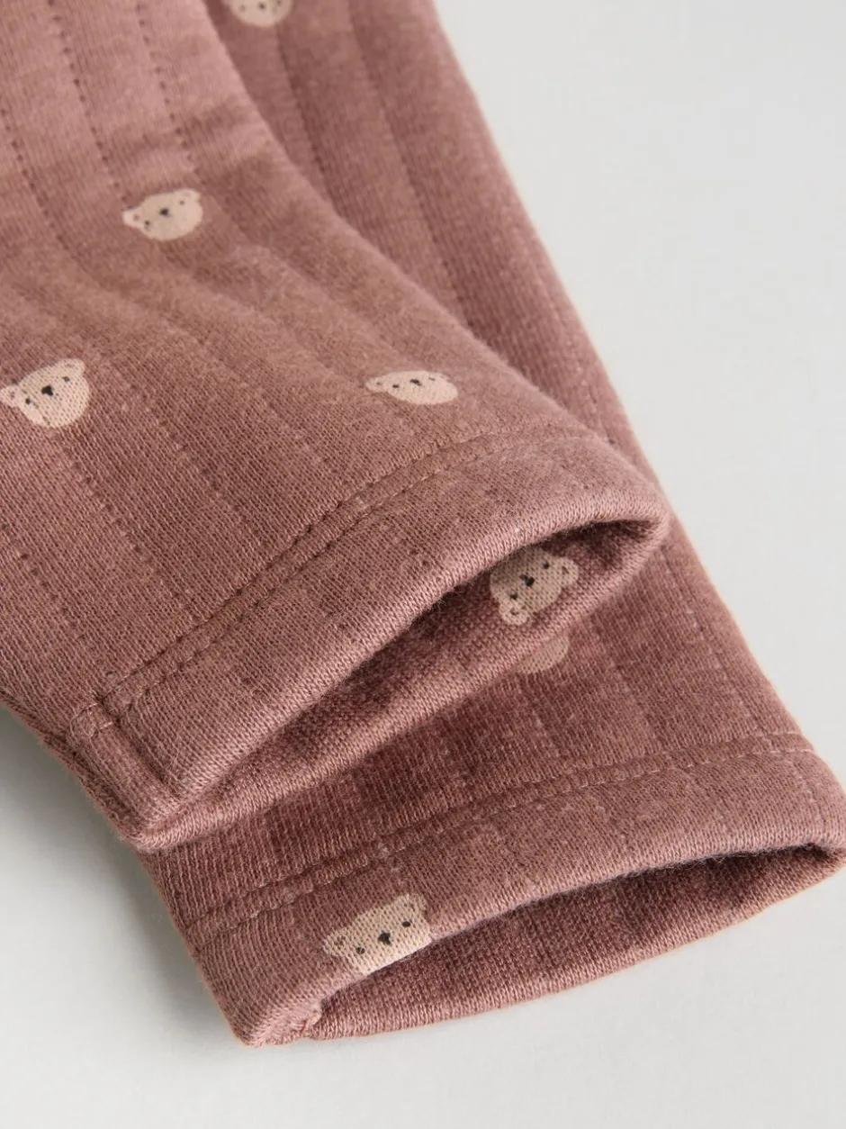 Babypakjes En Babypyjama's|Next Bruin - Baby gewatteerde berenpyjama's 2 set