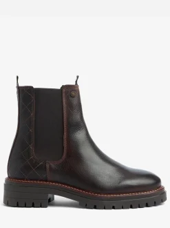 Boots*Barbour - ® Evie leren Chelsea-laars Bruin
