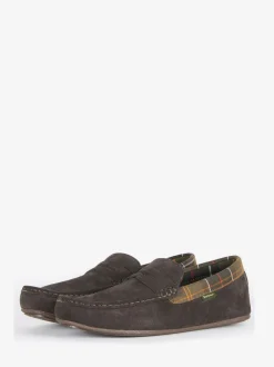 Pantoffels*Barbour - ® Porterfield Moccasin Slippers Bruin