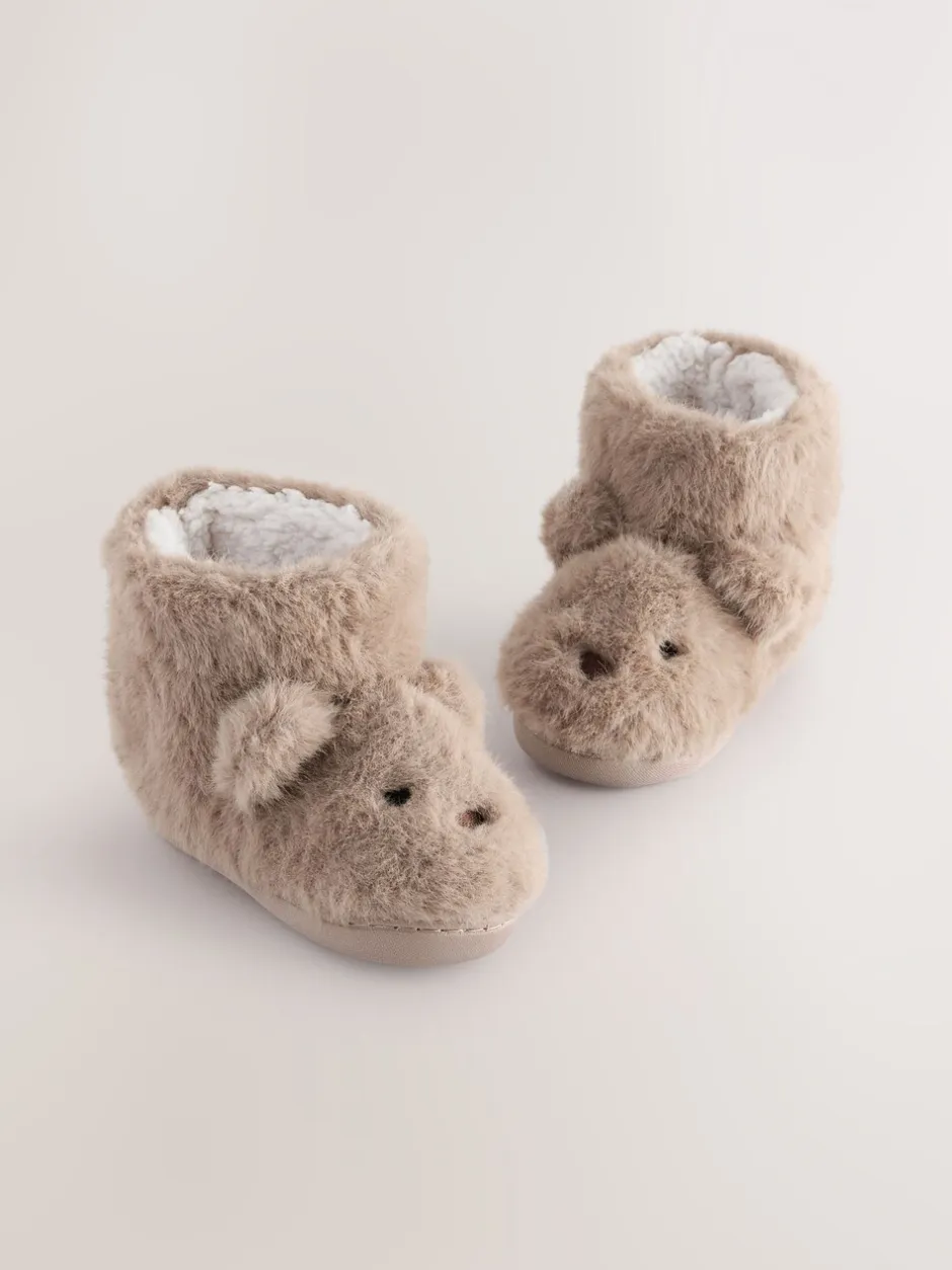 Pantoffels*Next Bruin - Bear Warm Lined Slipper Boots