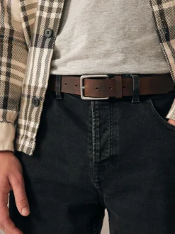 Riemen En Bretels*Next - Burnished Leather Belt Bruin