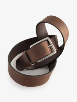 Riemen En Bretels*Next - Burnished Leather Belt Bruin