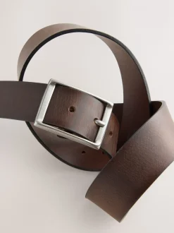 Riemen En Bretels|Next Bruin - Casual leren riem