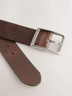 Riemen En Bretels|Next Bruin - Casual leren riem