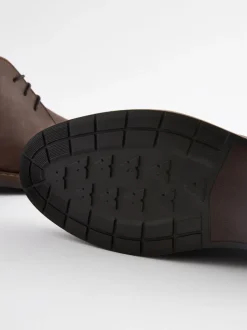 Boots|Next - Chukka-laarzen van gewaxt leer Bruin