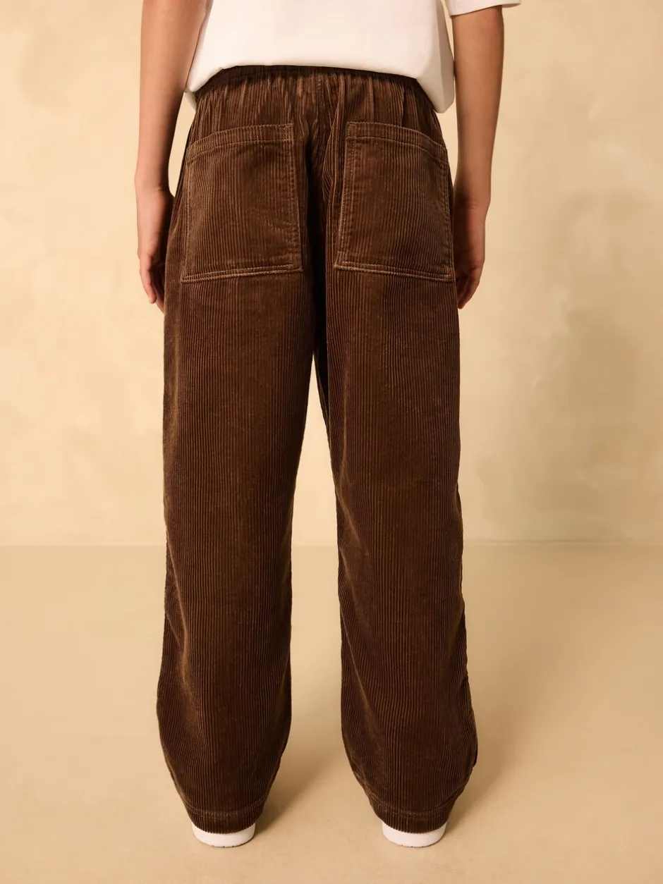 Broeken En Chino's|Next - Corduroy instapbroek (3-16jr) Bruin