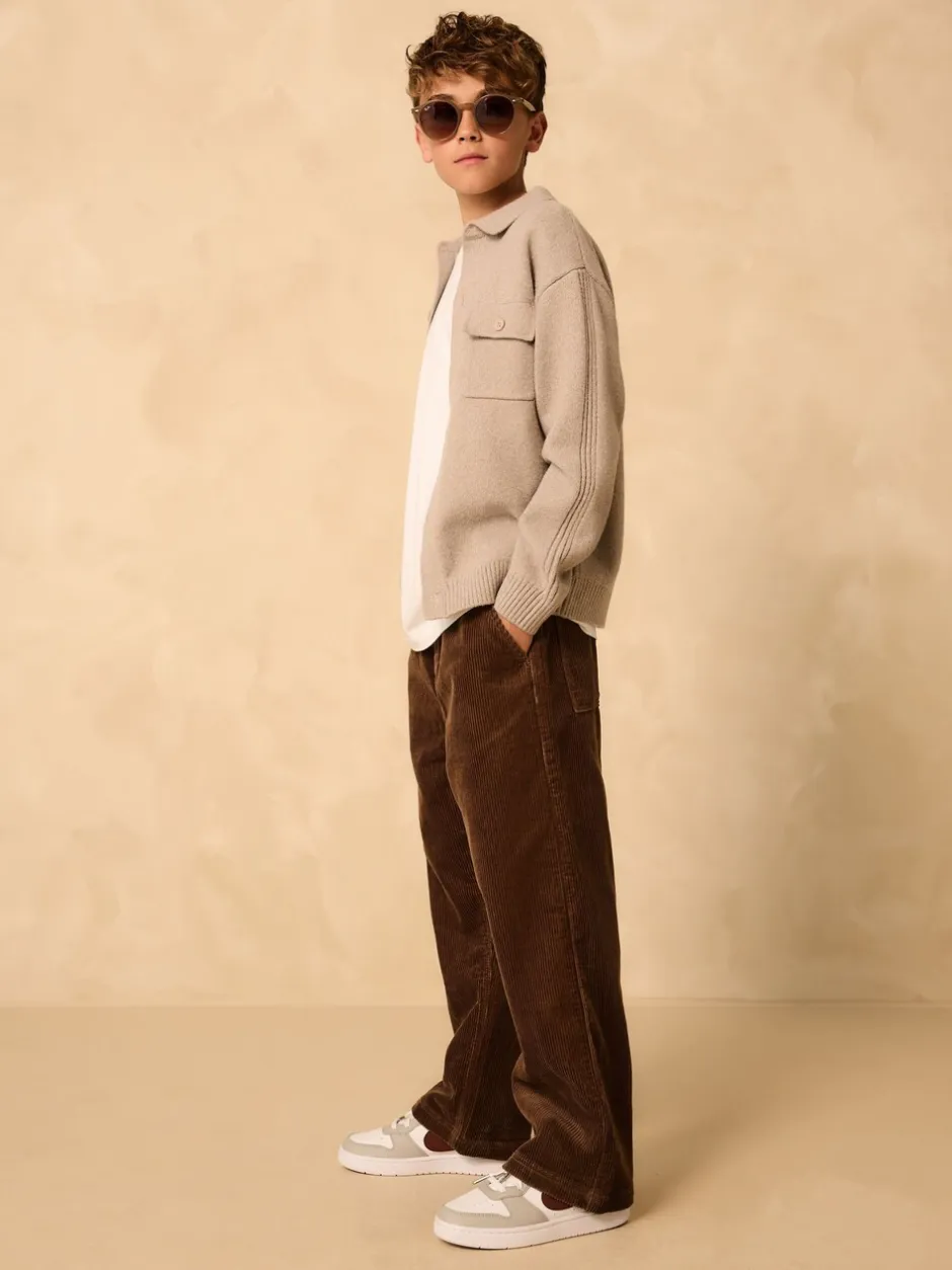 Broeken En Chino's|Next - Corduroy instapbroek (3-16jr) Bruin