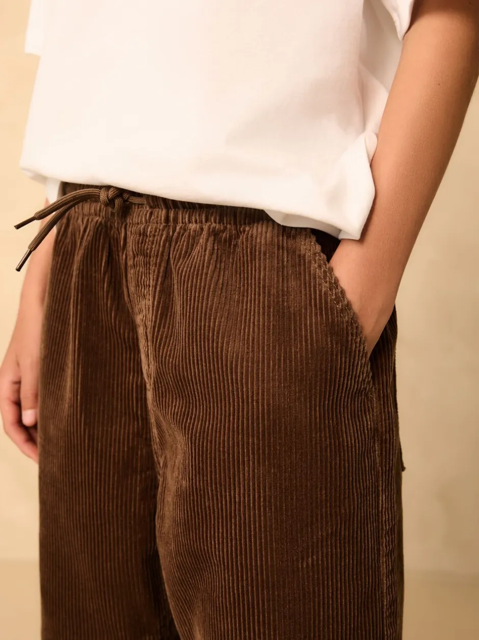 Broeken En Chino's|Next - Corduroy instapbroek (3-16jr) Bruin