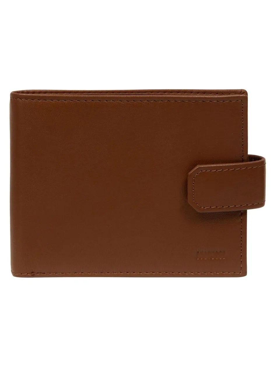 Portemonnees|Cultured London - 'Max' Leather Wallet Bruin