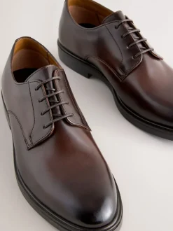 Schoenen|Formele Schoenen|Next - Derby schoenen Bruin