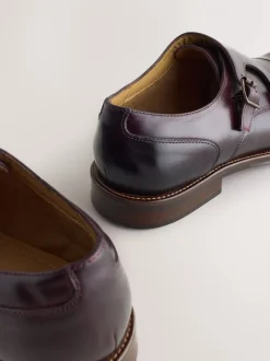 Schoenen|Formele Schoenen|Next Bruin - Double Monk Shoes