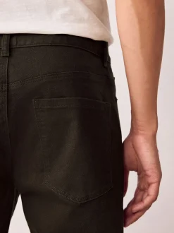 Jeans|Next Bruin - Enkele - Slim fit klassieke stretchy jeans