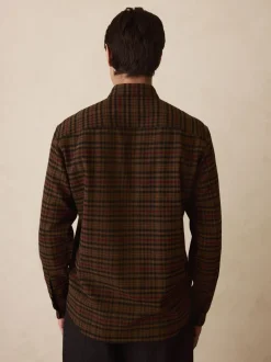 Shirts*Next Bruin - Geruit overhemd met lange mouwen