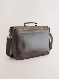 Tassen*Next Bruin - Harris Tweed Messenger