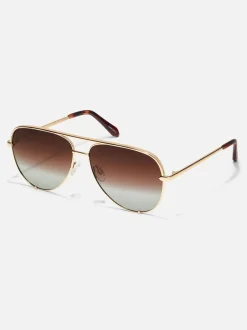 Zonnebril*QUAY - High Key Polarised Sunglasses Bruin