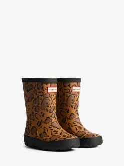 Laarzen*Hunter - Kids First mat Laarzen Bruin