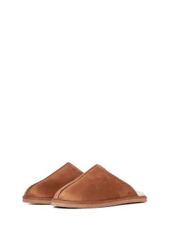 Pantoffels*JACK & JONES - Fleece Lined Mule Slippers Bruin