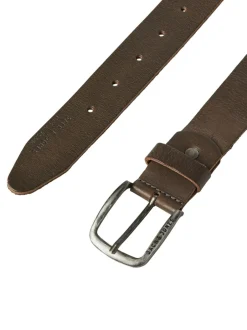 Riemen En Bretels*JACK & JONES - Leather Belt Bruin