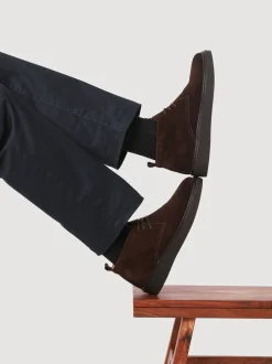 Formele Schoenen|Jones Bootmaker - Dane Leather Lace-Up Boots Bruin