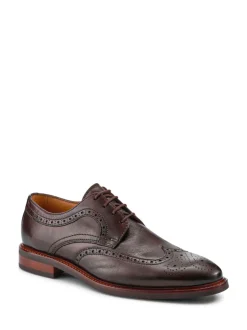 Formele Schoenen*Jones Bootmaker - Longwood suède derby-brogueschoenen Bruin
