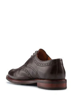 Formele Schoenen*Jones Bootmaker - Longwood suède derby-brogueschoenen Bruin