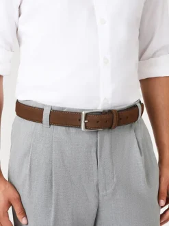 Riemen En Bretels*Jones Bootmaker - Unison Leather Belt Bruin