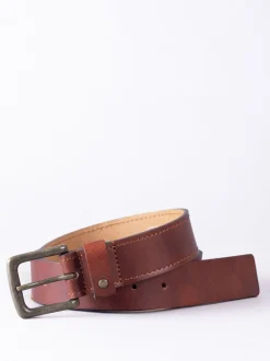 Riemen En Bretels|Lakeland Leather - Eskin Belt Bruin